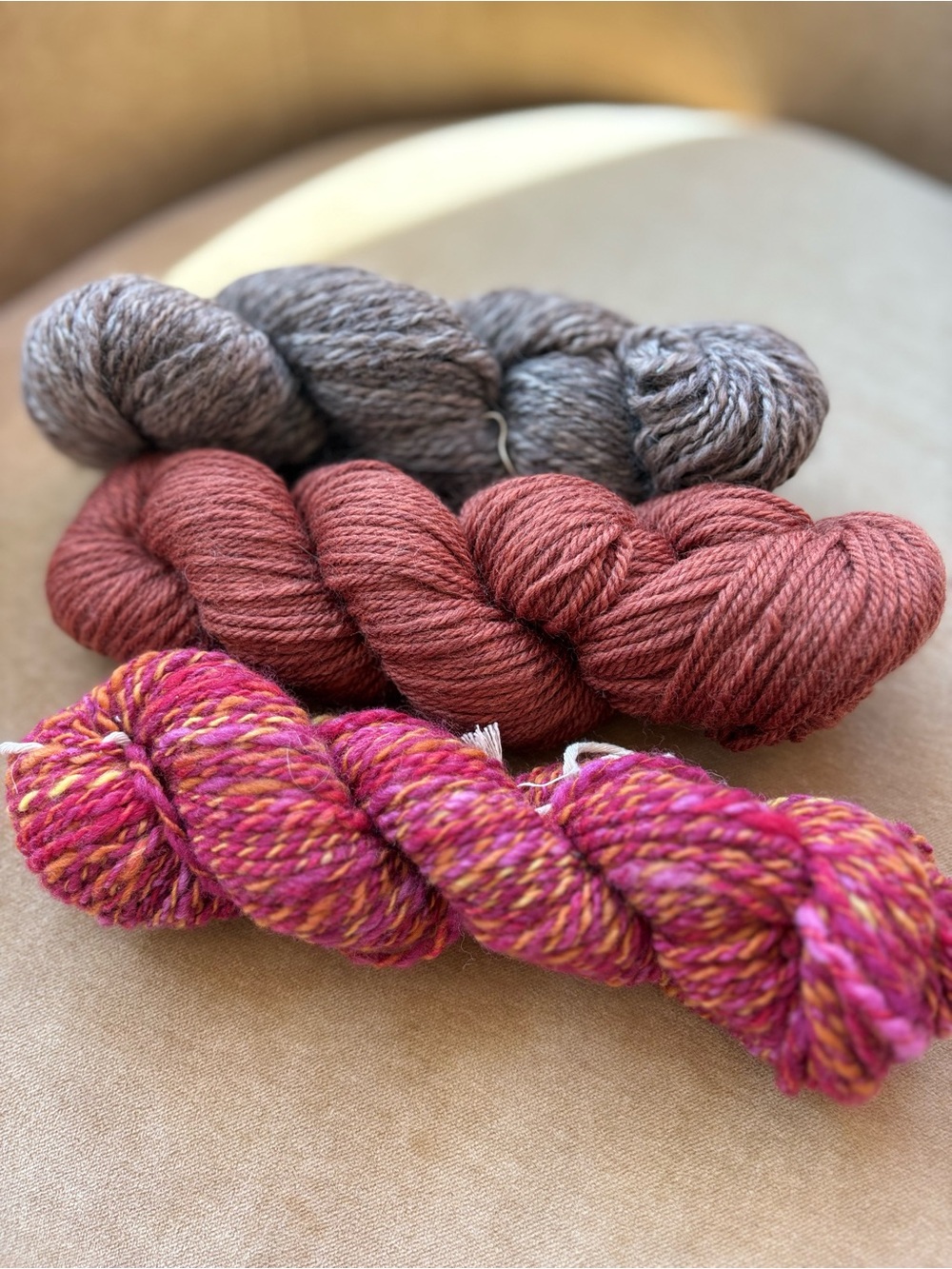 indie rust palette wool bundle - 3 skeins Ella Rae - 238g/8.4oz